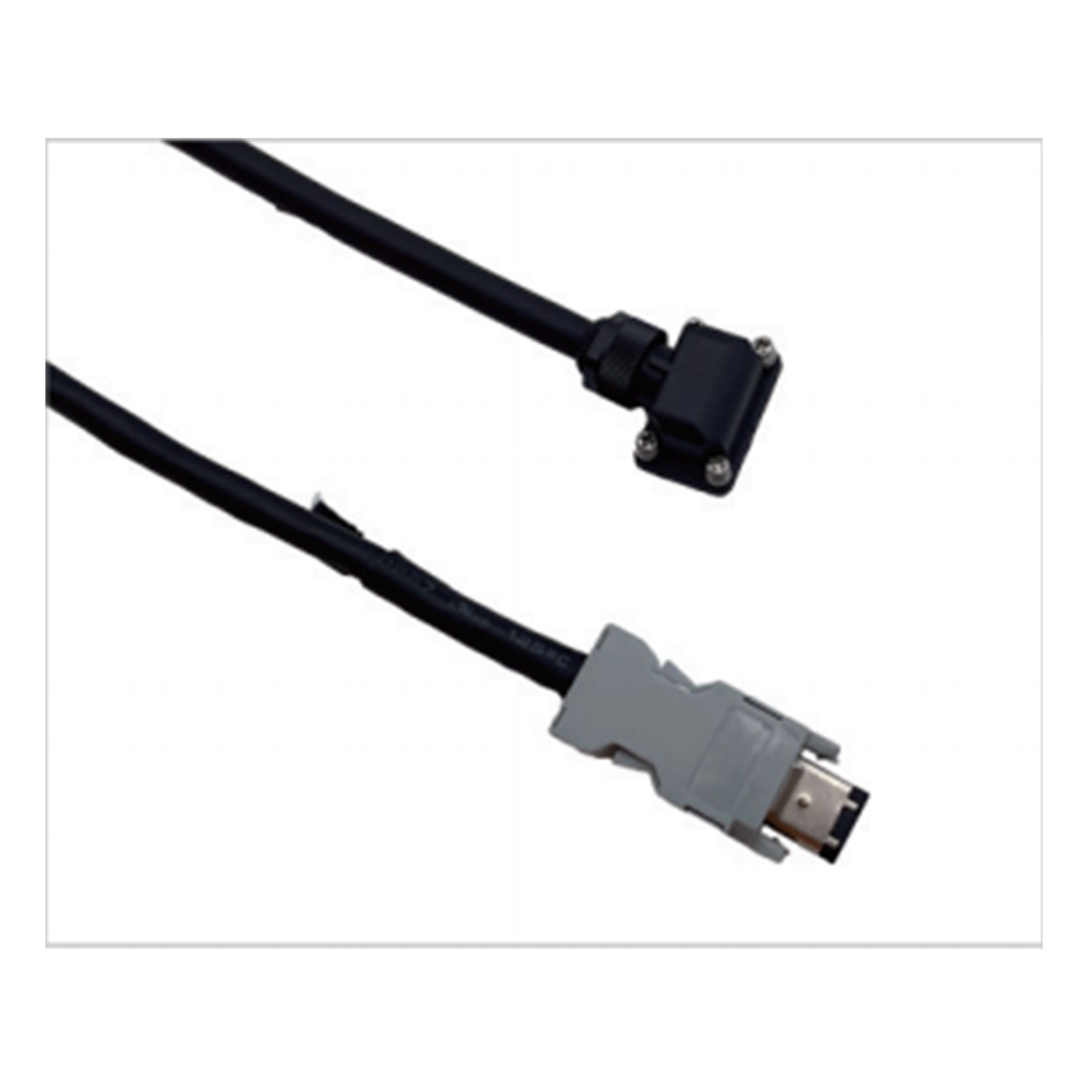 Omron-compatible R88A-CR1A encoder harness with right-angle connector