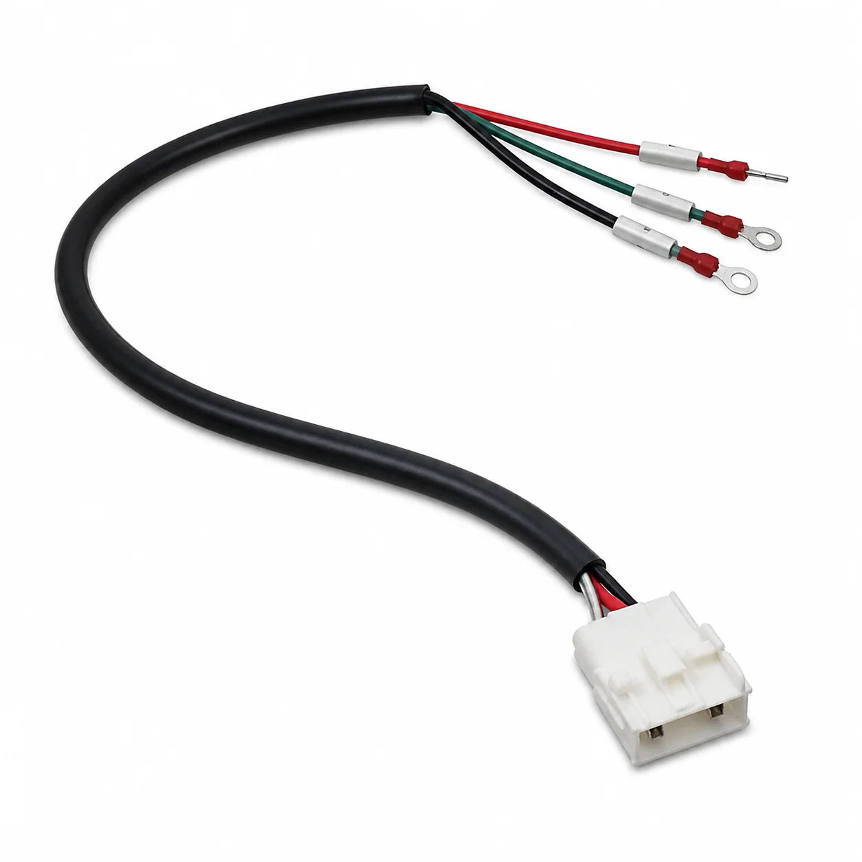 Alternate angle of compatible Yaskawa servo power supply harness