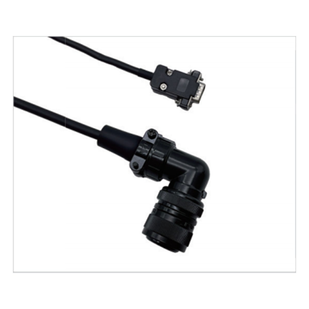Chuanhui-compatible S6-L-P01 encoder harness with right-angle circular connector